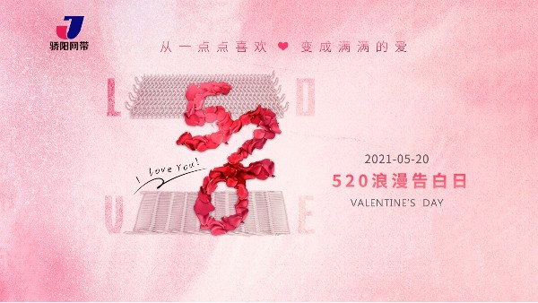520，表白揚(yáng)州驕陽網(wǎng)帶廠的客戶們